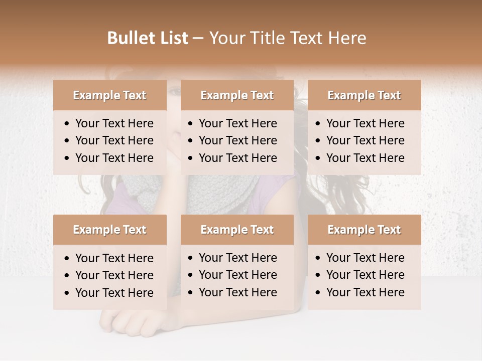 Gorgeous Daughter Child PowerPoint Template