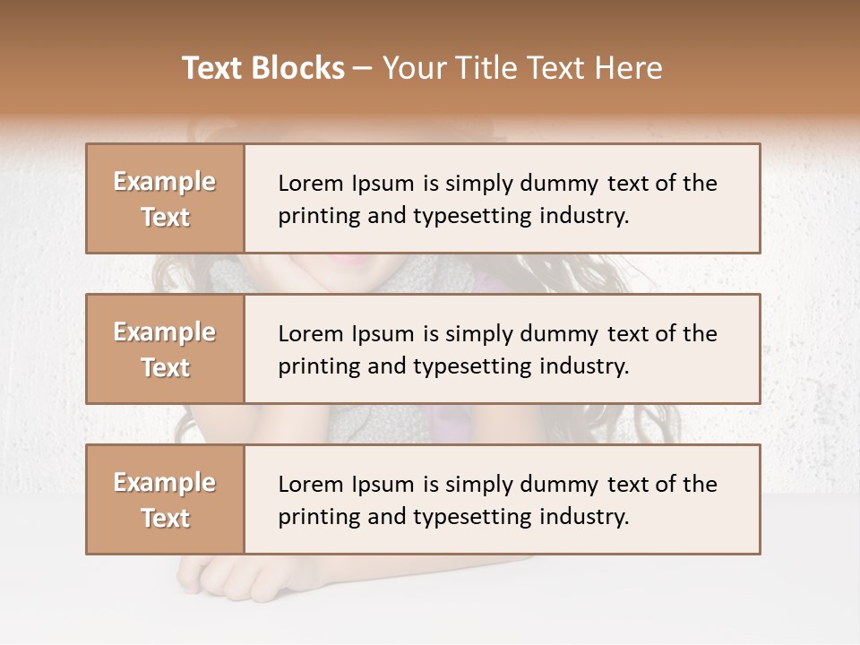 Gorgeous Daughter Child PowerPoint Template