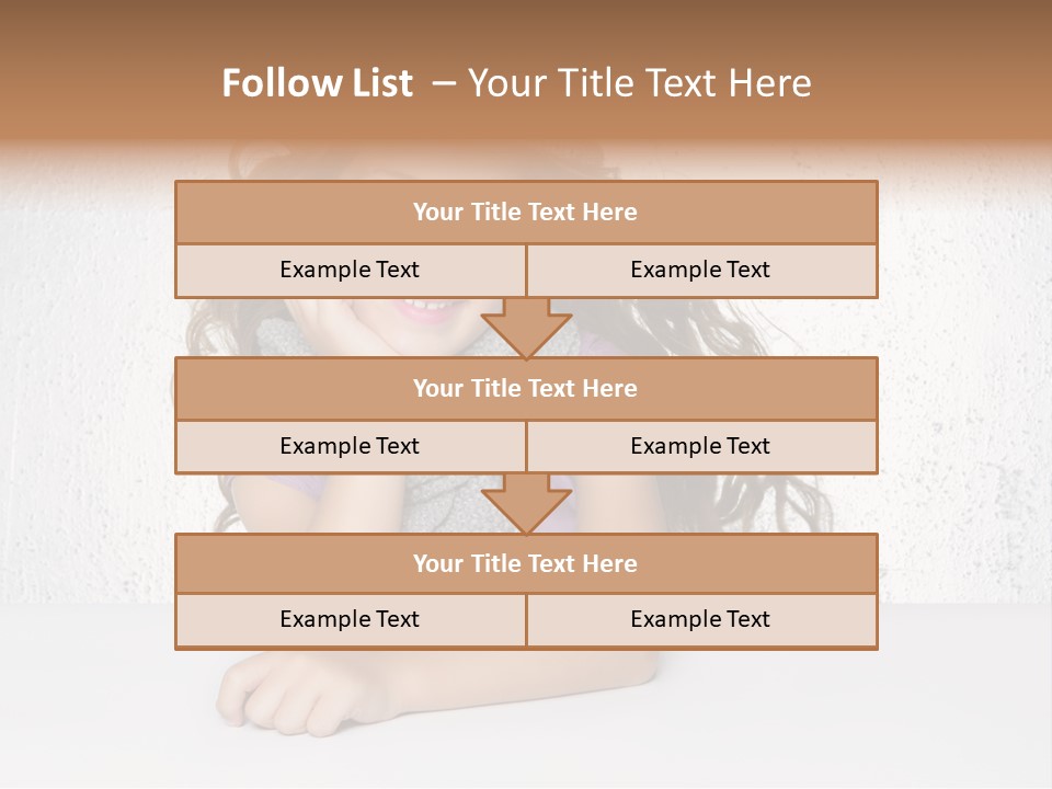 Gorgeous Daughter Child PowerPoint Template