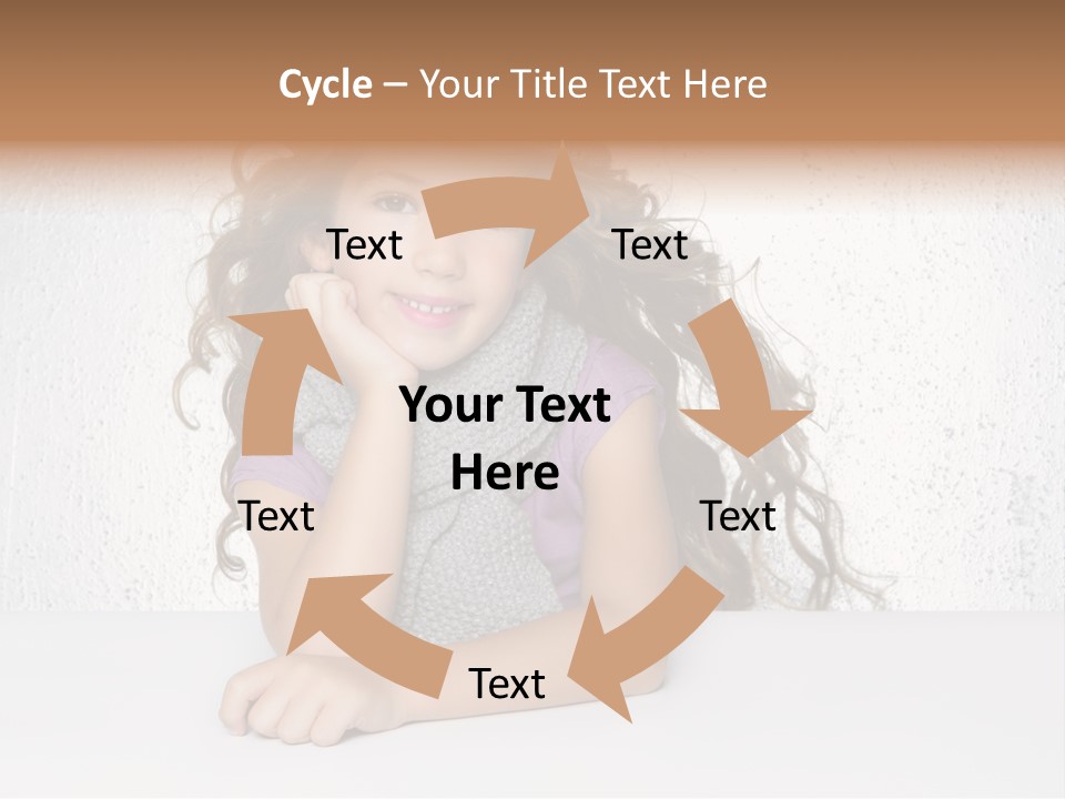 Gorgeous Daughter Child PowerPoint Template