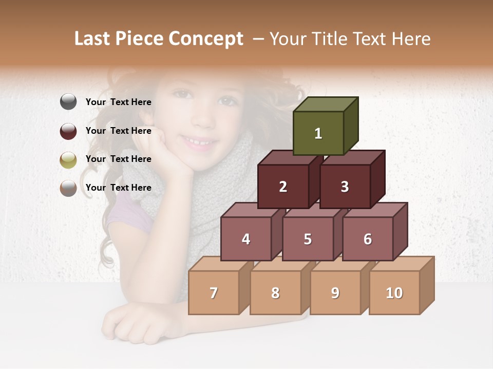 Gorgeous Daughter Child PowerPoint Template
