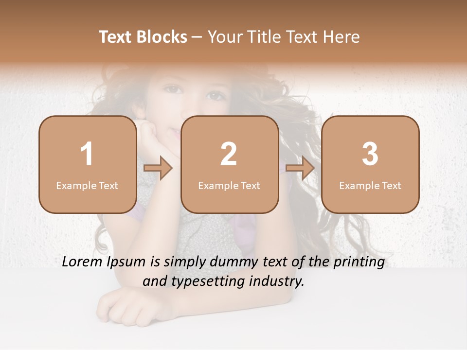 Gorgeous Daughter Child PowerPoint Template