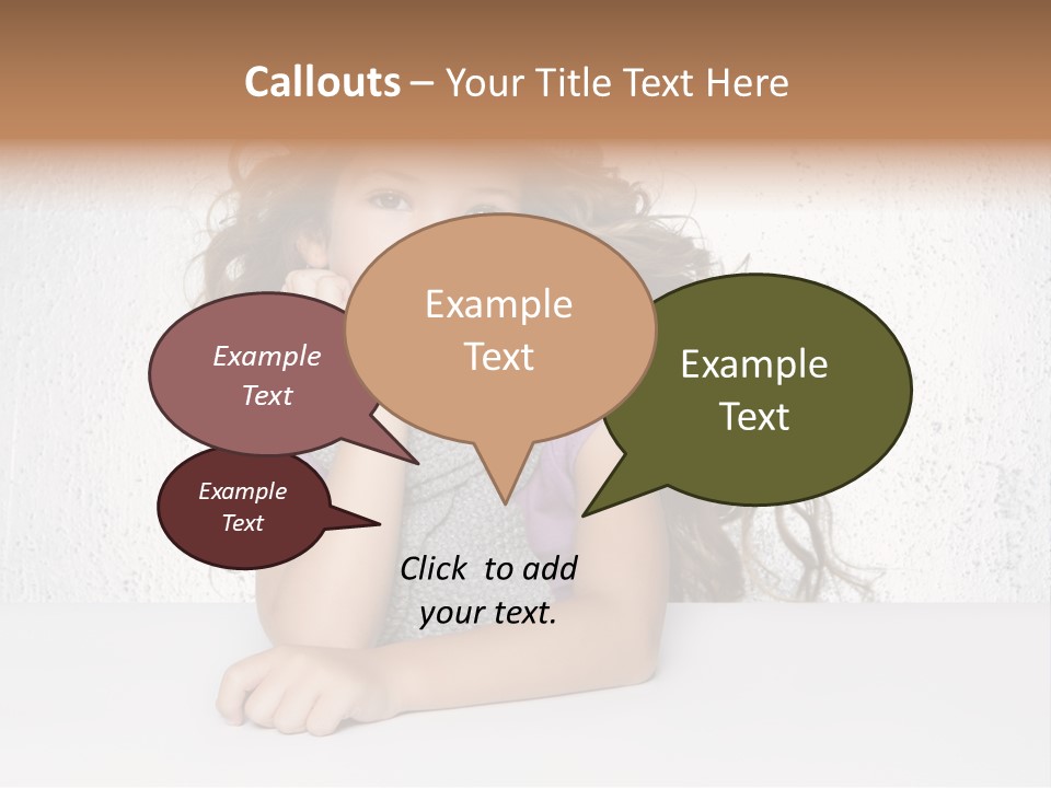 Gorgeous Daughter Child PowerPoint Template