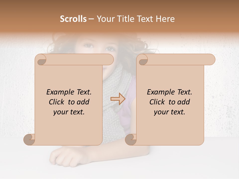 Gorgeous Daughter Child PowerPoint Template