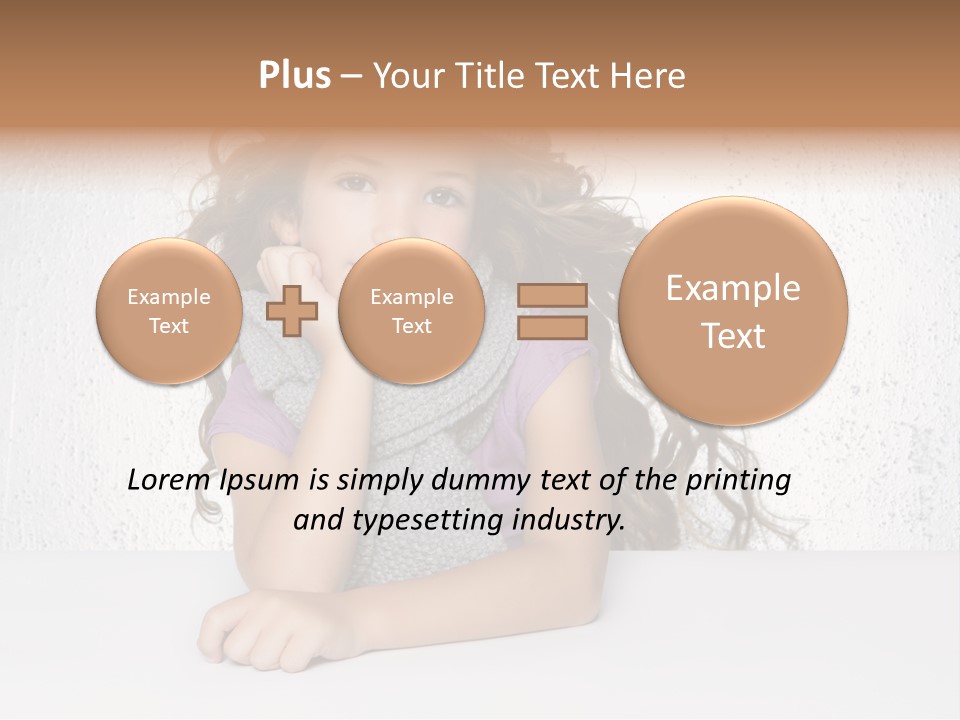 Gorgeous Daughter Child PowerPoint Template