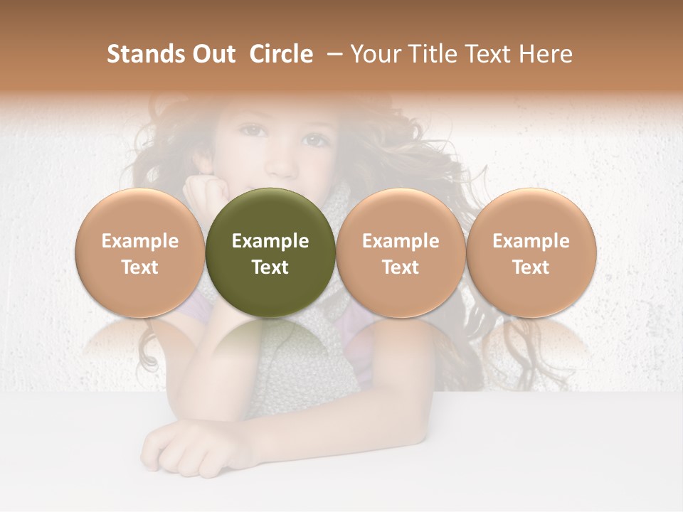 Gorgeous Daughter Child PowerPoint Template