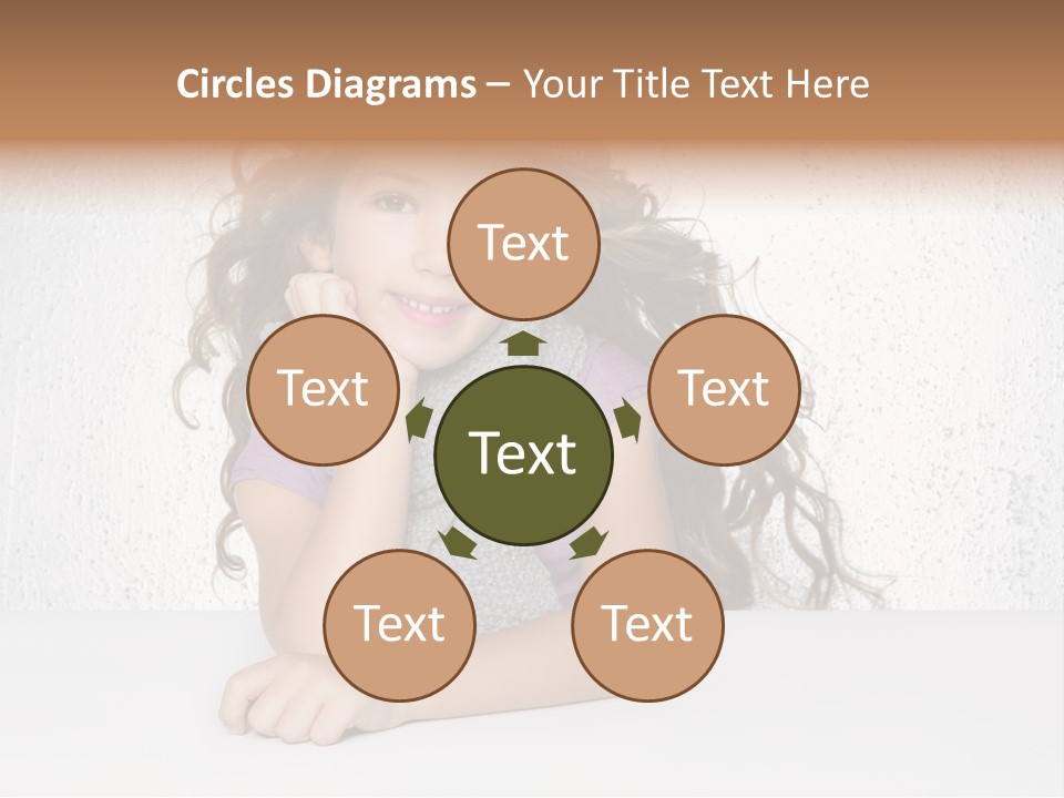 Gorgeous Daughter Child PowerPoint Template