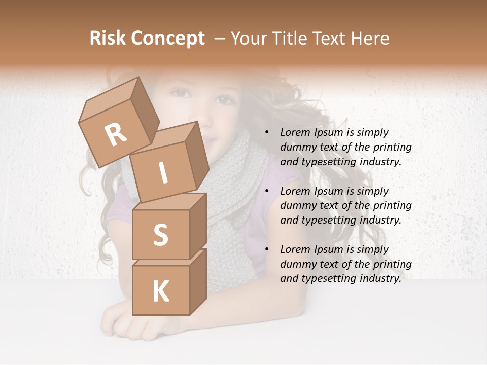 Gorgeous Daughter Child PowerPoint Template