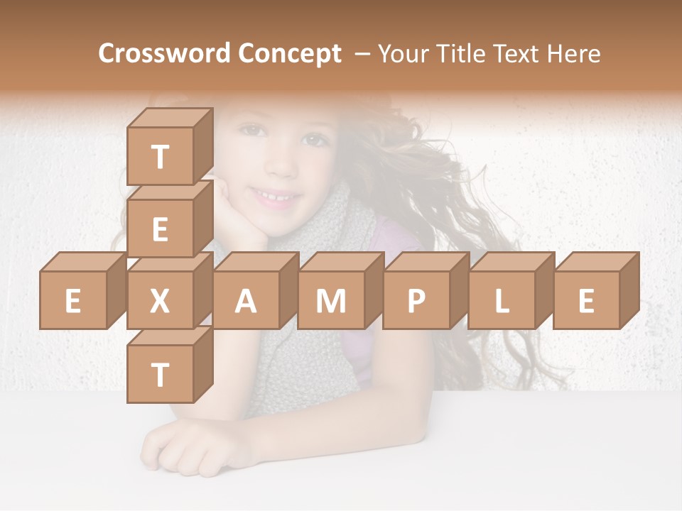 Gorgeous Daughter Child PowerPoint Template