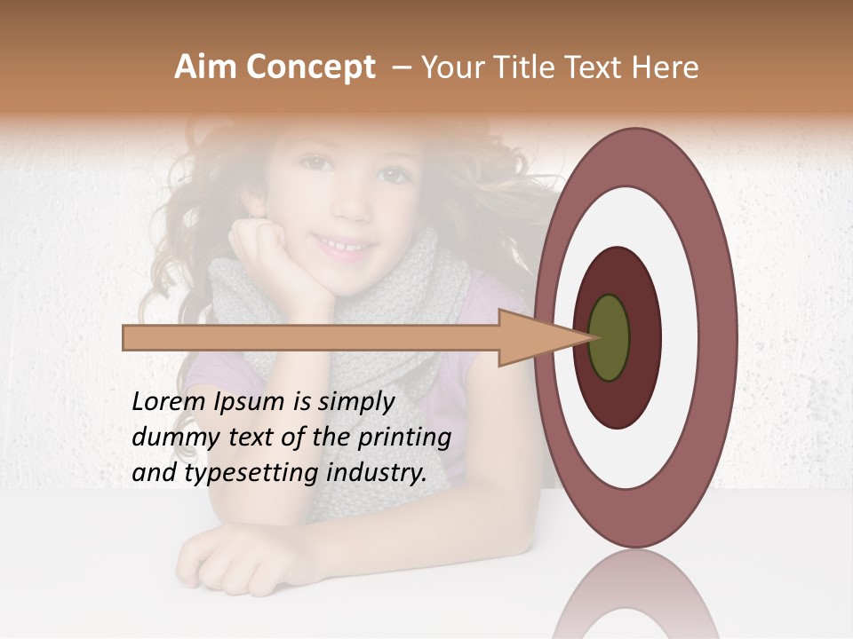 Gorgeous Daughter Child PowerPoint Template