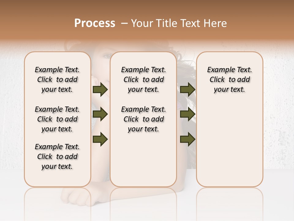 Gorgeous Daughter Child PowerPoint Template
