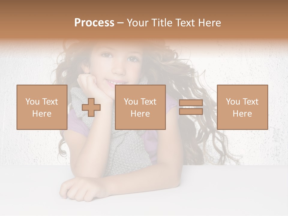 Gorgeous Daughter Child PowerPoint Template