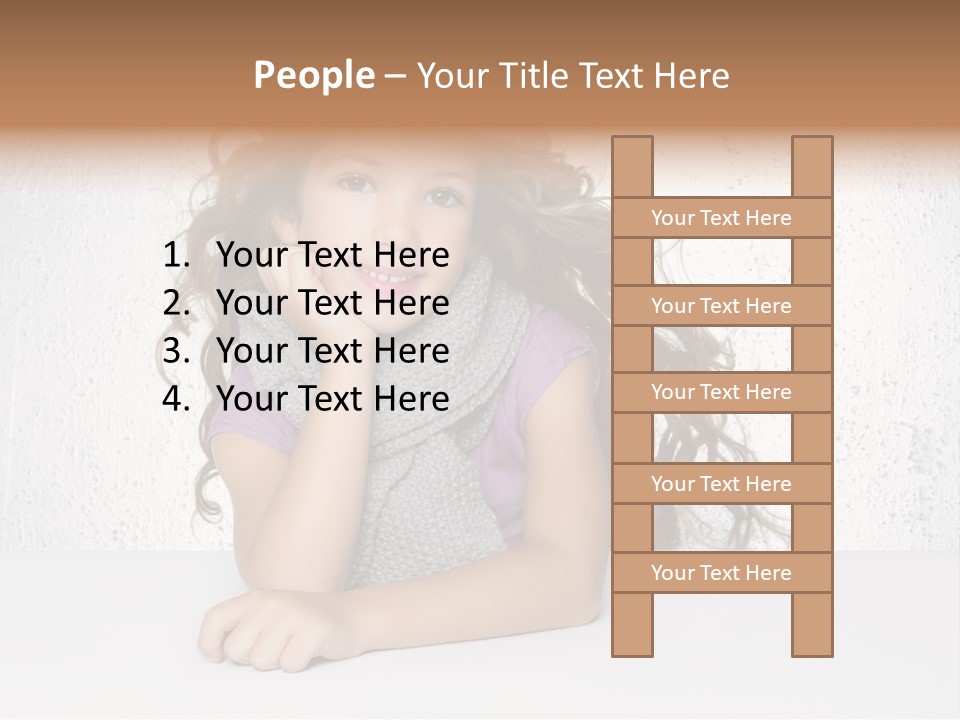 Gorgeous Daughter Child PowerPoint Template
