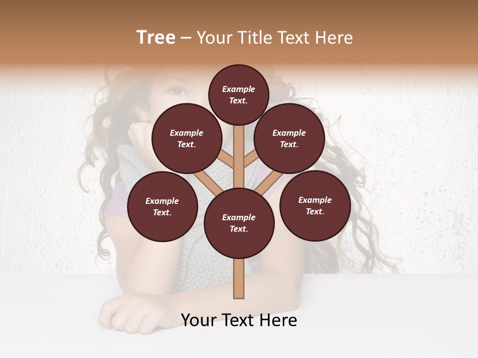 Gorgeous Daughter Child PowerPoint Template