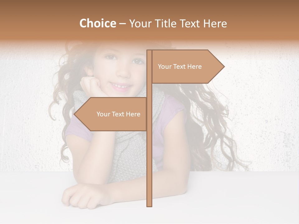 Gorgeous Daughter Child PowerPoint Template