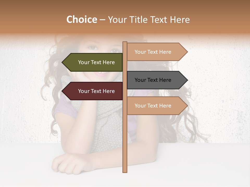 Gorgeous Daughter Child PowerPoint Template