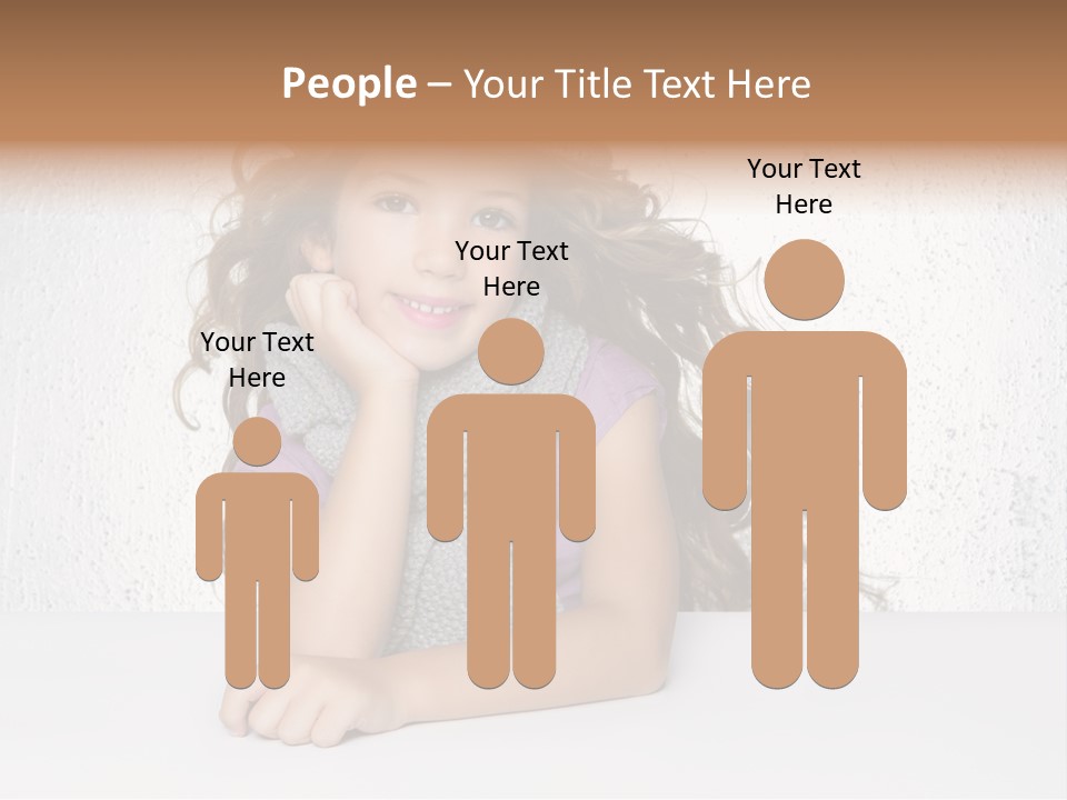 Gorgeous Daughter Child PowerPoint Template