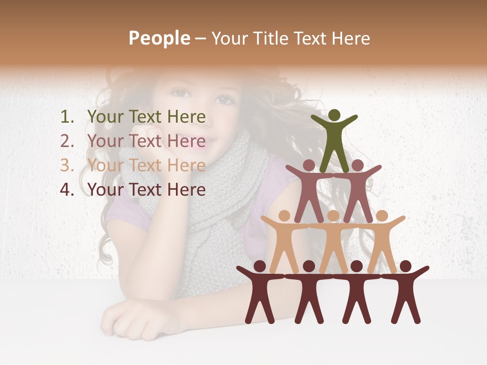 Gorgeous Daughter Child PowerPoint Template