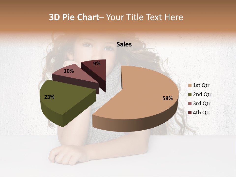 Gorgeous Daughter Child PowerPoint Template