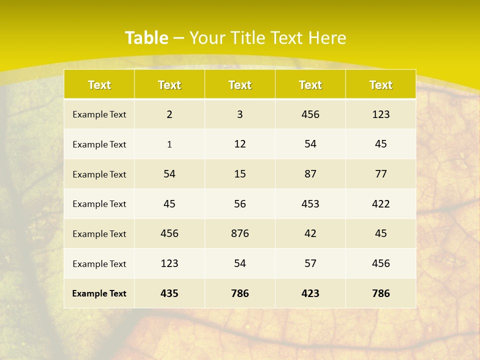 September Dry November PowerPoint Template