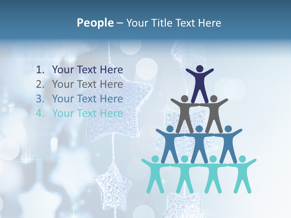 Togetherness Two White PowerPoint Template