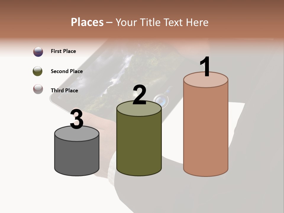 Touch Motion Phone PowerPoint Template