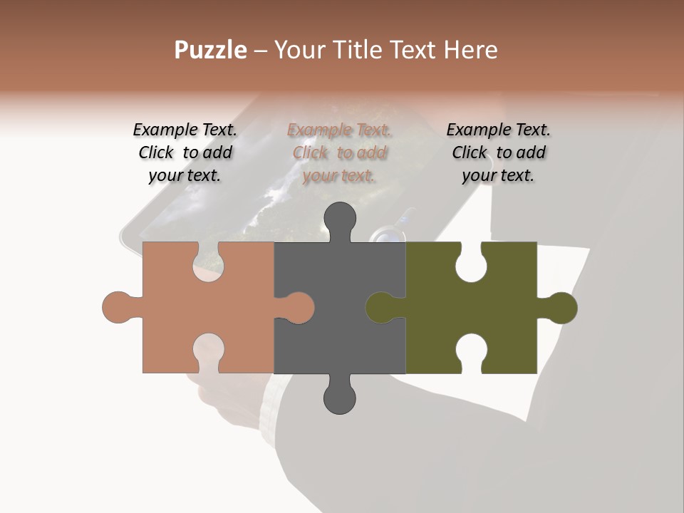 Touch Motion Phone PowerPoint Template