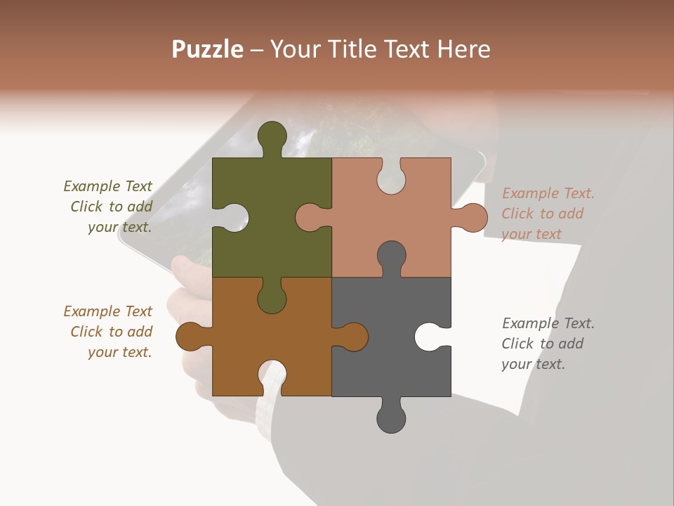 Touch Motion Phone PowerPoint Template