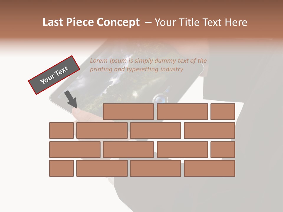 Touch Motion Phone PowerPoint Template