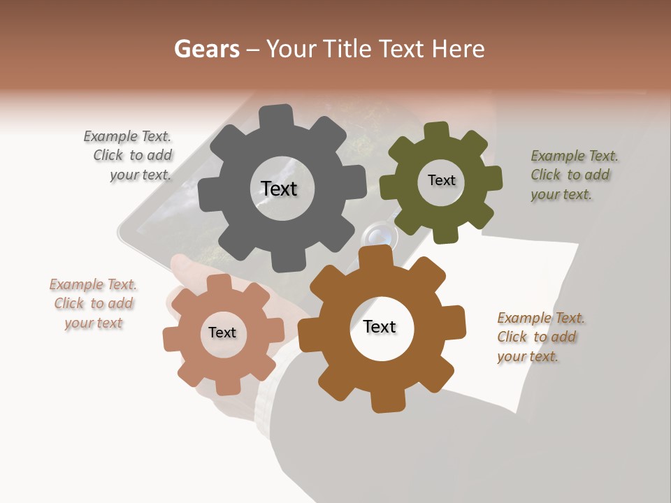 Touch Motion Phone PowerPoint Template