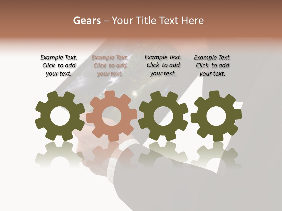 Touch Motion Phone PowerPoint Template