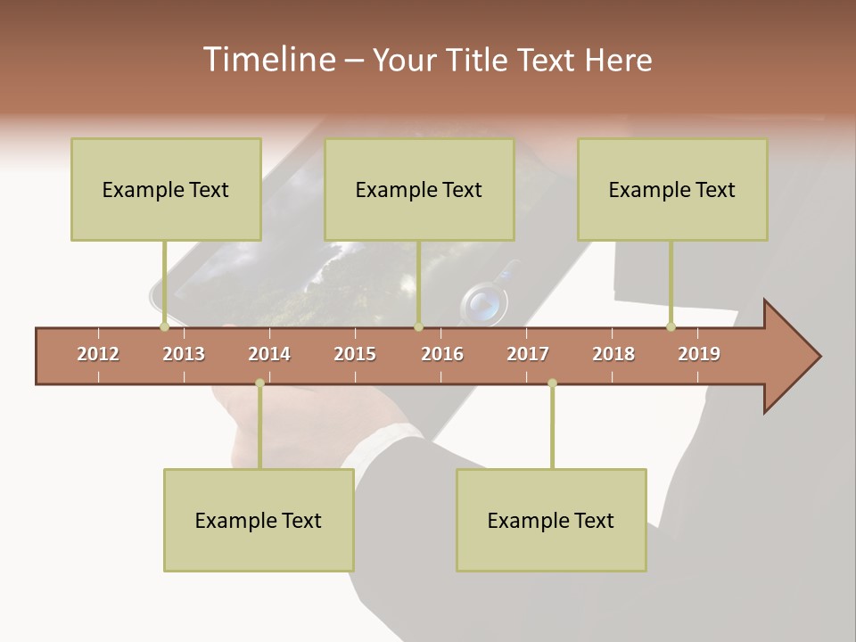 Touch Motion Phone PowerPoint Template