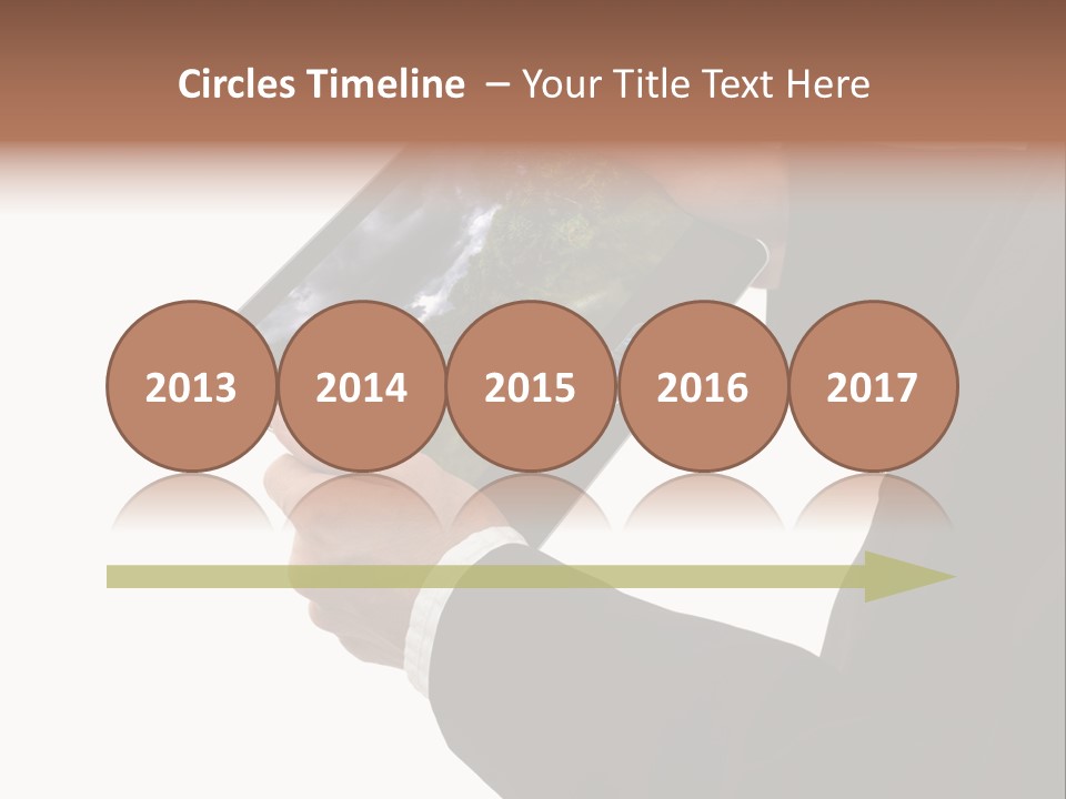 Touch Motion Phone PowerPoint Template