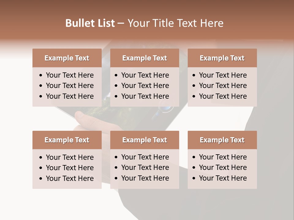 Touch Motion Phone PowerPoint Template