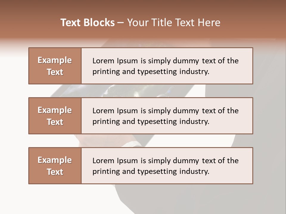 Touch Motion Phone PowerPoint Template