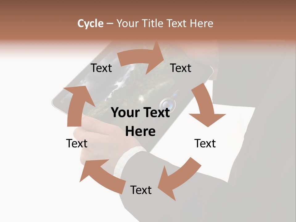 Touch Motion Phone PowerPoint Template