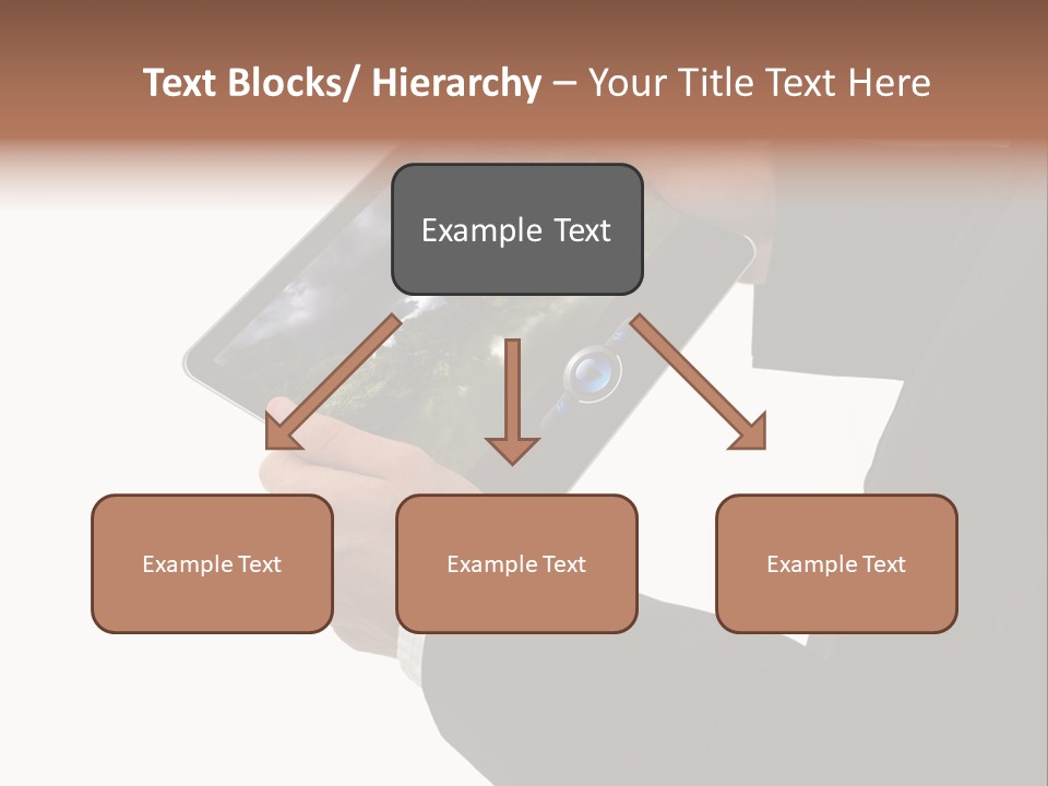 Touch Motion Phone PowerPoint Template