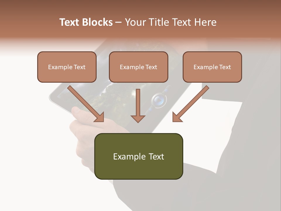 Touch Motion Phone PowerPoint Template