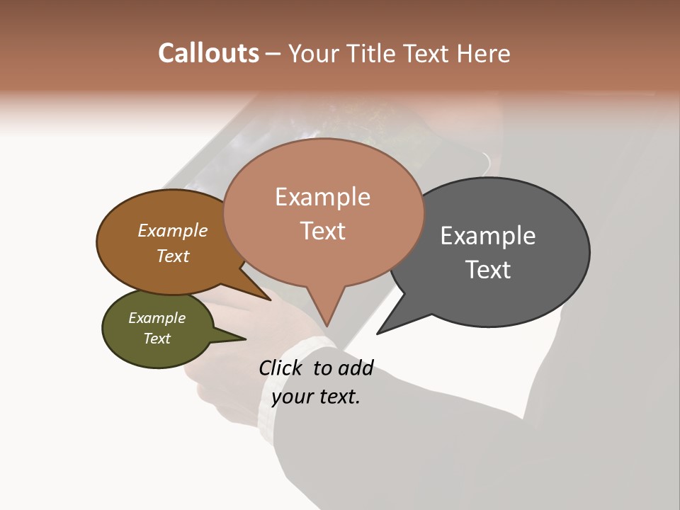 Touch Motion Phone PowerPoint Template