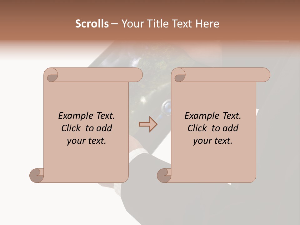 Touch Motion Phone PowerPoint Template