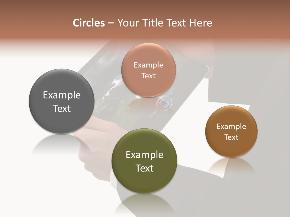Touch Motion Phone PowerPoint Template