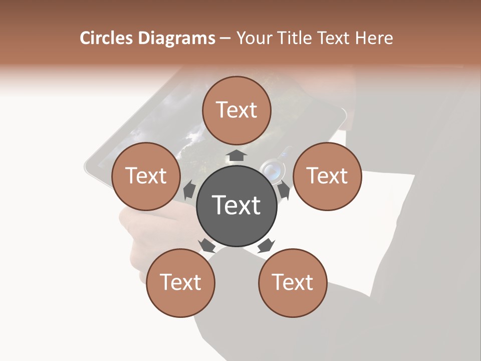 Touch Motion Phone PowerPoint Template