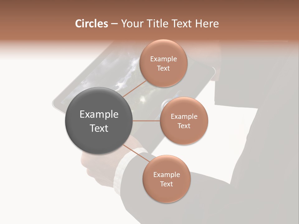 Touch Motion Phone PowerPoint Template