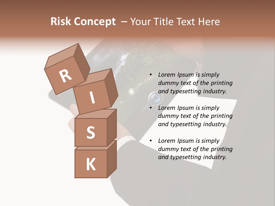 Touch Motion Phone PowerPoint Template