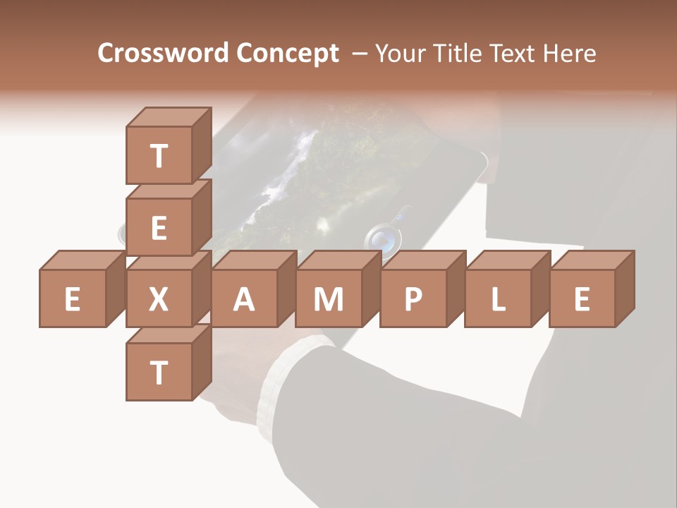 Touch Motion Phone PowerPoint Template