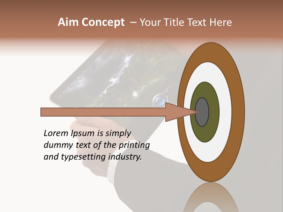 Touch Motion Phone PowerPoint Template