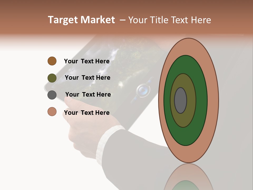 Touch Motion Phone PowerPoint Template