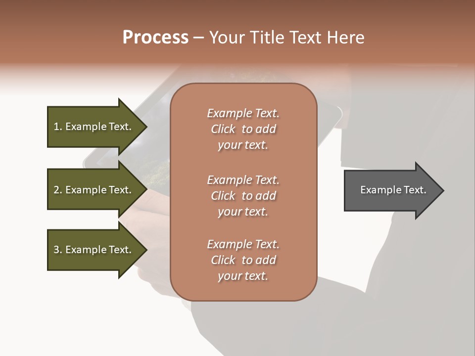 Touch Motion Phone PowerPoint Template