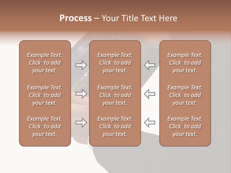 Touch Motion Phone PowerPoint Template