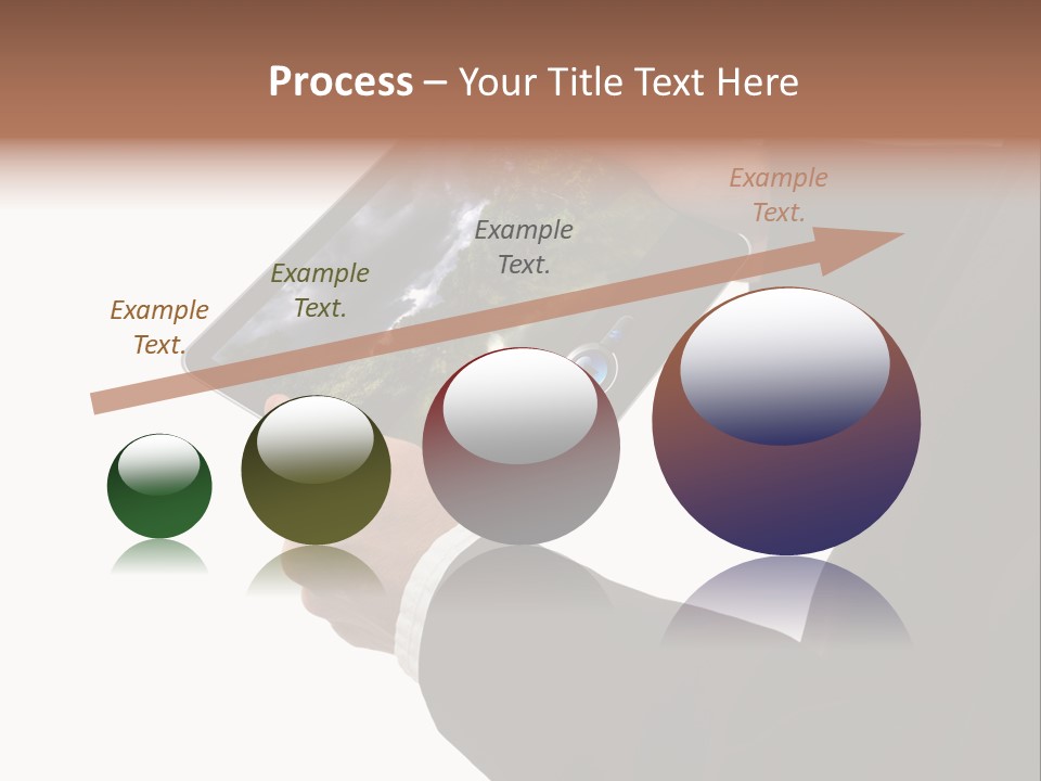 Touch Motion Phone PowerPoint Template
